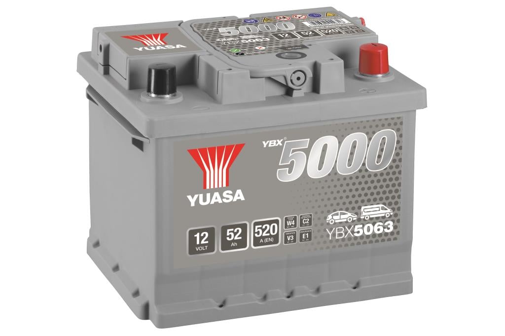 Batterie (de voiture) YUASA 52.0 - ref. YBX5063