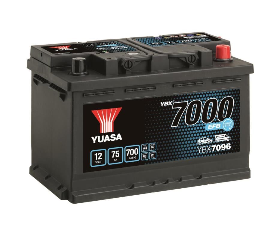 Batterie (de voiture) YUASA 75.0 - ref. YBX7096