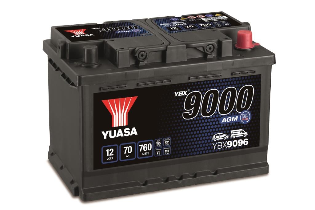 Batterie (de voiture) YUASA 70.0 - ref. YBX9096