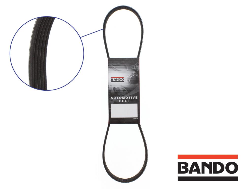 Courroie trapézoïdale à nervures BANDO ref. 4PK1070