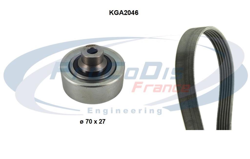 Kit de courroie d'accessoire (Courroie d’alternateur) PROCODIS FRANCE KGA2046