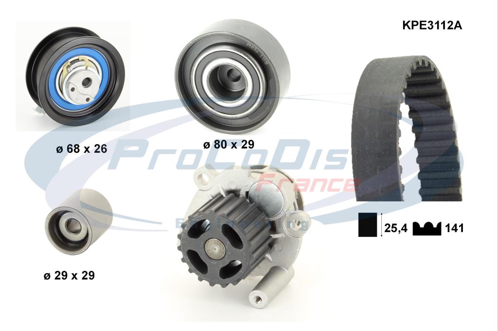 Kit de distribuição PROCODIS FRANCE ref. KPE3112A