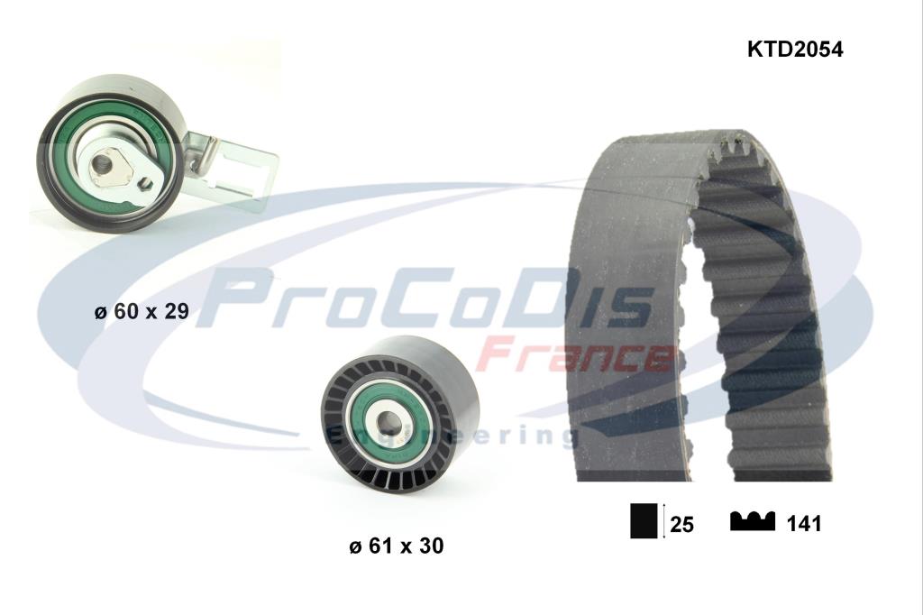 Kit de distribution PROCODIS FRANCE KTD2054 au meilleur prix Oscaro