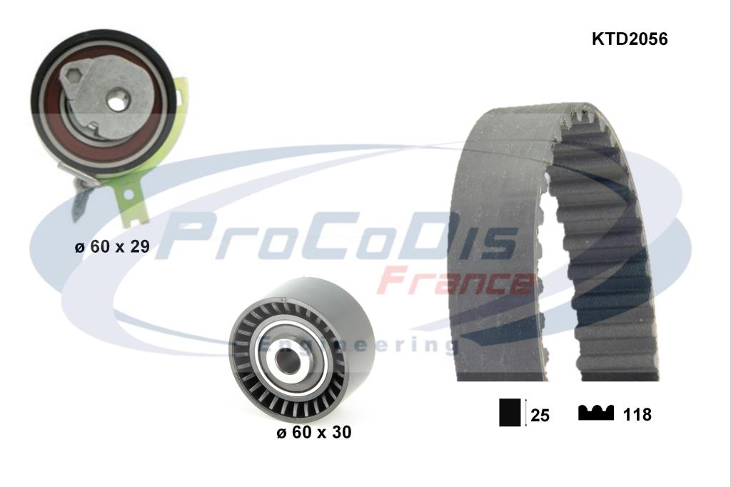 Kit de distribuição PROCODIS FRANCE ref. KTD2056