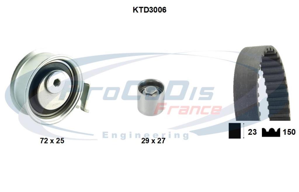 Kit de distribution PROCODIS FRANCE KTD3006 au meilleur prix Oscaro