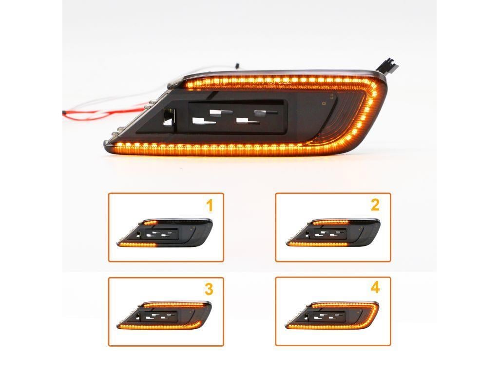 Kit de pilotos intermitentes ABAKUS ref. L32-140-008LED-SD