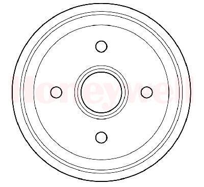 Tambour de frein BENDIX 329158B