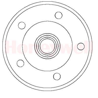 Tambour de frein BENDIX 329712B