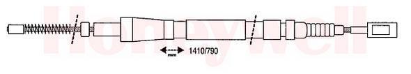 Câble de frein à main (Câble de frein à main) BENDIX ref. 431176B