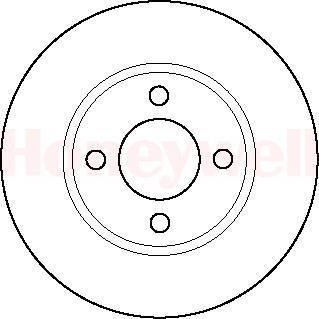 Disques de frein BENDIX ref. 561240B