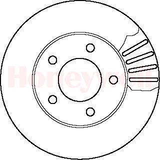 Disques de frein BENDIX ref. 561357B