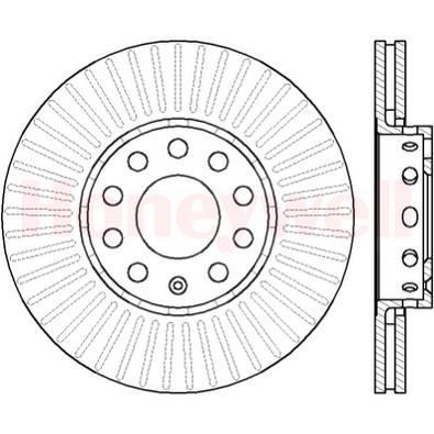 Disques de frein BENDIX ref. 561548B