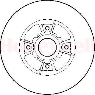 Disques de frein BENDIX ref. 561868B