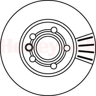Disques de frein BENDIX ref. 562043B