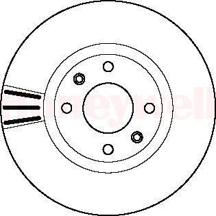 Disques de frein BENDIX ref. 562129B