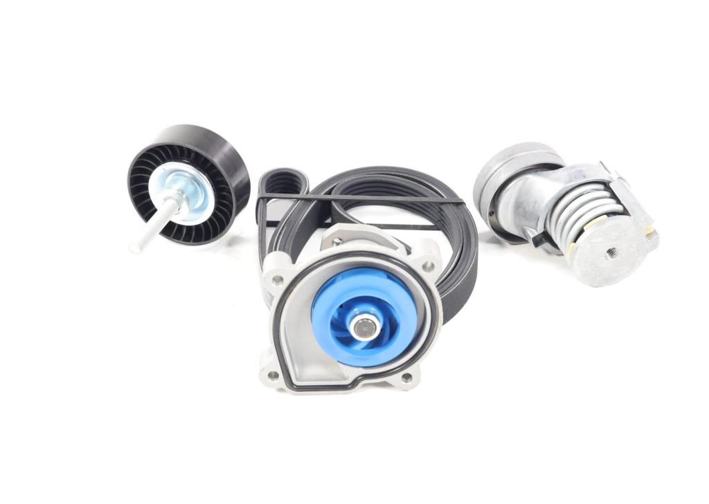 Bomba de agua + kit de correa poli V (Bomba de agua + kit correas de accesorios) SKF ref. VKMC 31047-2