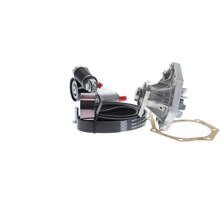 Bomba de agua + kit de correa poli V (Bomba de agua +  kit correas de accesorios) SKF ref. VKMC 36032