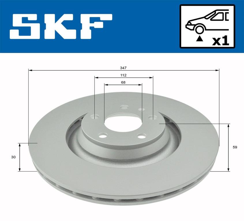 Disques de frein SKF ref. VKBD 80274 V1