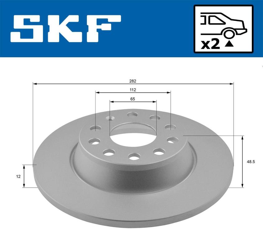 Discos de freno SKF ref. VKBD 90014 S2