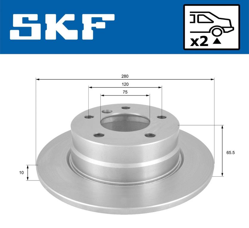 Disques de frein SKF VKBD 90146 S2