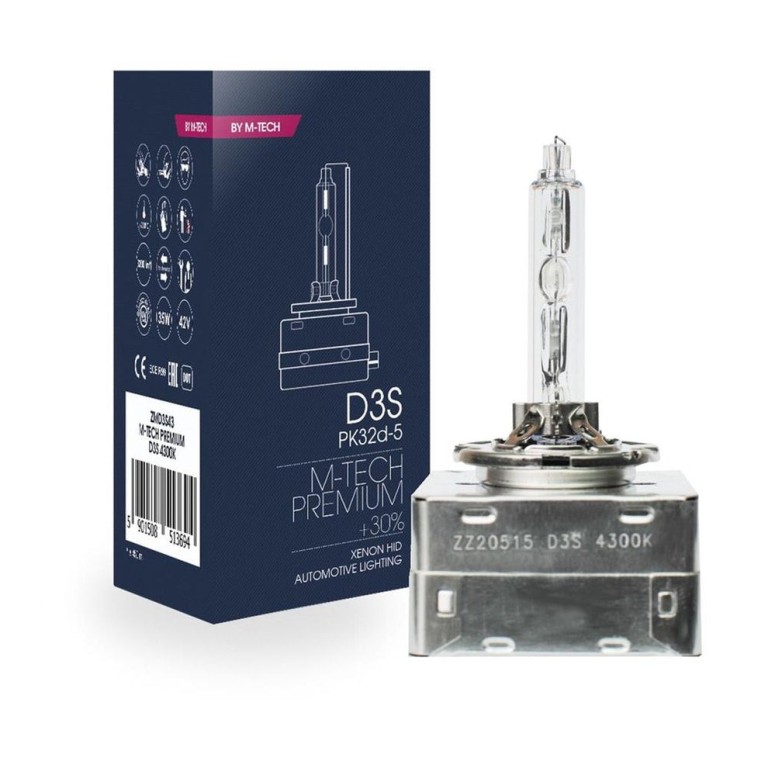 Ampoule Xénon MTECH D3S - ref. ZMD3S43