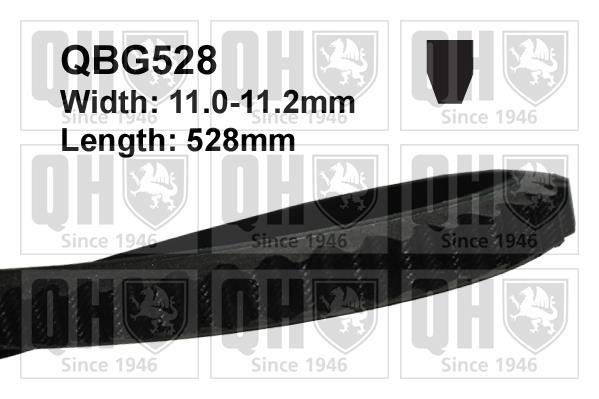 Correia trapezoidal estriada QUINTON HAZELL ref. QBG528
