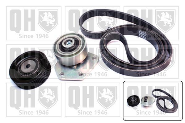Kit de courroie d'accessoire (Courroie d’alternateur) QUINTON HAZELL ref. QDK70