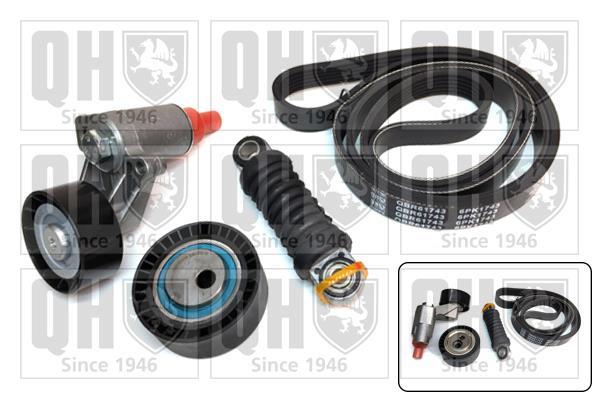 Kit de courroie d'accessoire (Courroie d’alternateur) QUINTON HAZELL ref. QDK77