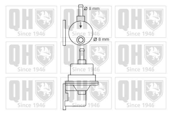 Pompe à carburant (Pompe à gasoil) QUINTON HAZELL ref. QFP113