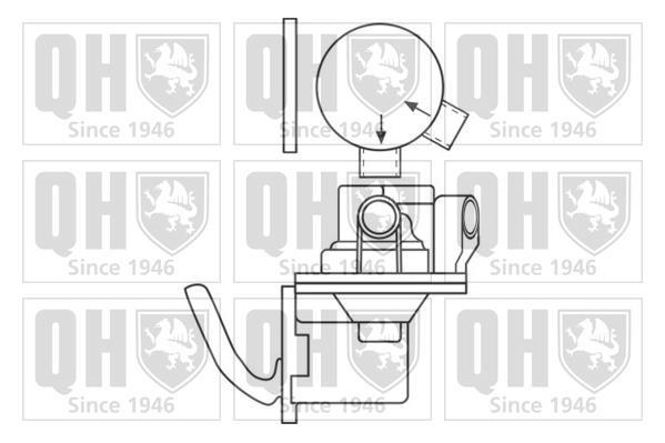 Pompe à carburant (Pompe à gasoil) QUINTON HAZELL ref. QFP118