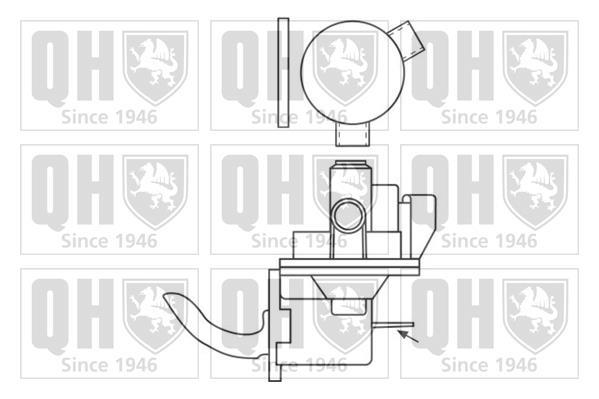Pompe à carburant (Pompe à gasoil) QUINTON HAZELL ref. QFP163