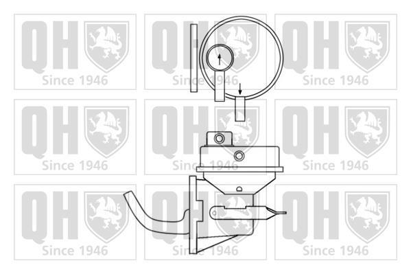 Pompe à carburant (Pompe à gasoil) QUINTON HAZELL QFP314