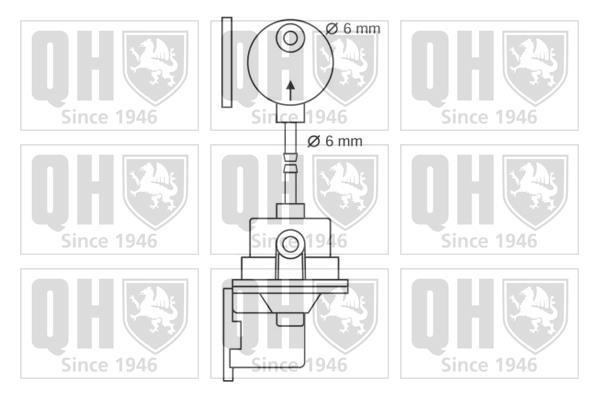 Pompe à carburant (Pompe à gasoil) QUINTON HAZELL QFP45