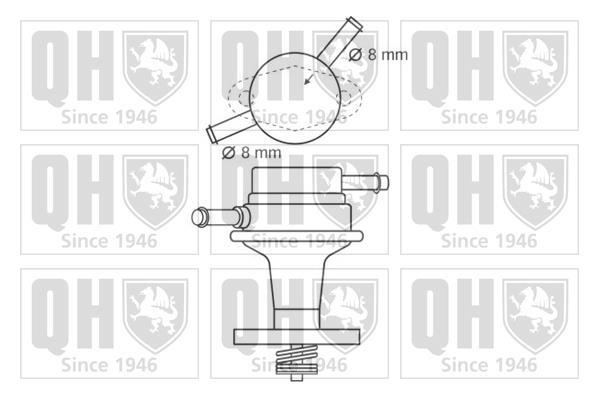 Pompe à carburant (Pompe à gasoil) QUINTON HAZELL ref. QFP88