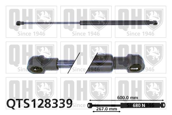 Vérin (Vérin de hayon) QUINTON HAZELL QTS128339
