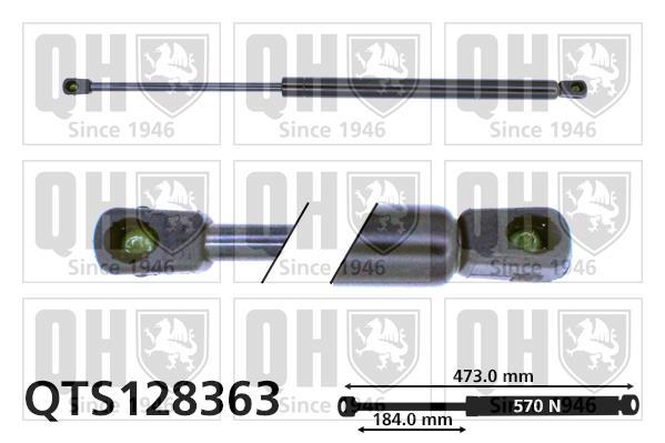 Vérin (Vérin de hayon) QUINTON HAZELL QTS128363
