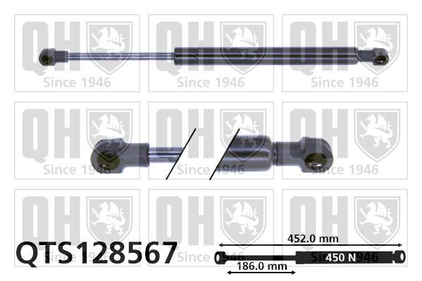 Vérin (Vérin de hayon) QUINTON HAZELL QTS128567