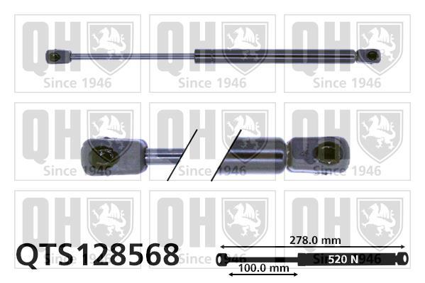 Vérin (Vérin de hayon) QUINTON HAZELL QTS128568