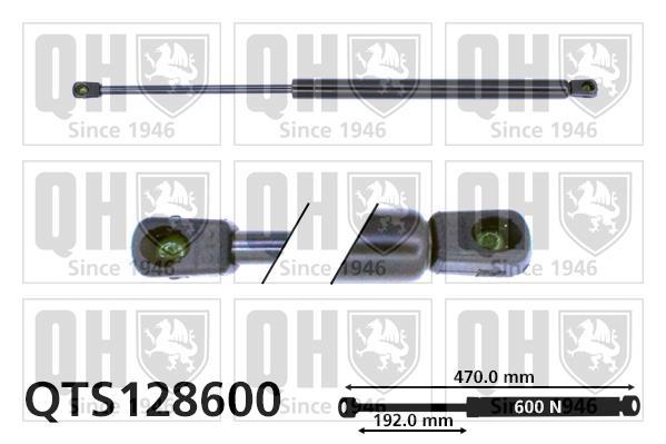 Muelle neumático QUINTON HAZELL ref. QTS128600