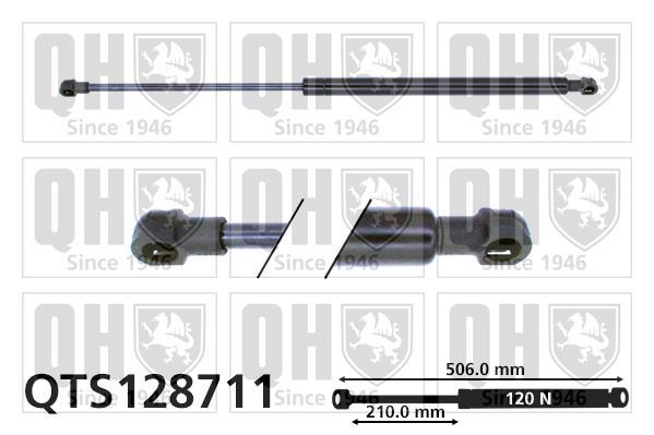 Vérin (Vérin de hayon) QUINTON HAZELL QTS128711