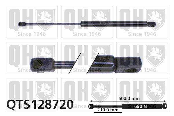 Vérin (Vérin de hayon) QUINTON HAZELL ref. QTS128720