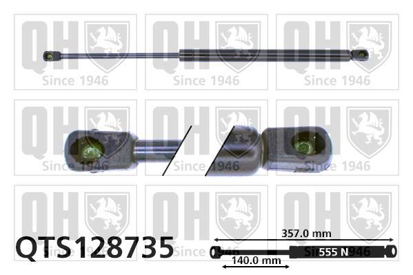 Vérin (Vérin de hayon) QUINTON HAZELL QTS128735