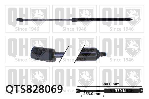 Vérin (Vérin de hayon) QUINTON HAZELL ref. QTS828069