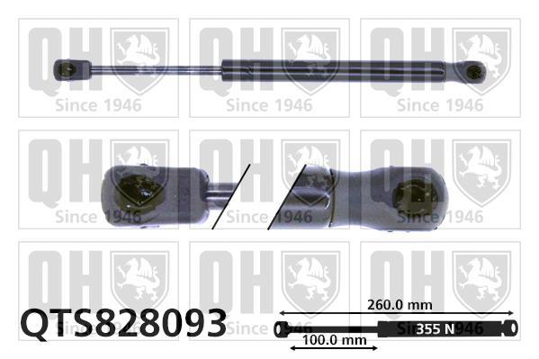 Vérin (Vérin de hayon) QUINTON HAZELL ref. QTS828093