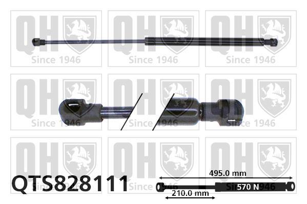 Vérin (Vérin de hayon) QUINTON HAZELL ref. QTS828111