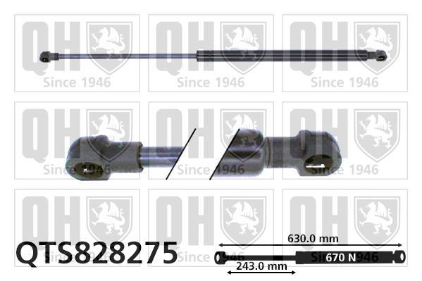 Vérin (Vérin de hayon) QUINTON HAZELL ref. QTS828275