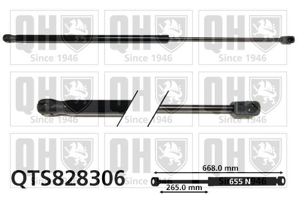 Muelle neumático QUINTON HAZELL ref. QTS828306