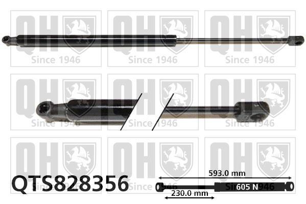 Muelle neumático QUINTON HAZELL ref. QTS828356