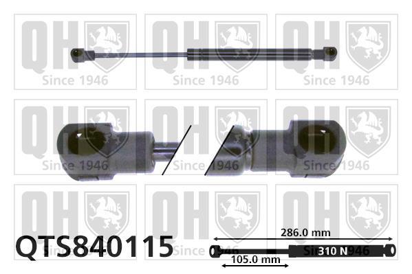 Vérin (Vérin de hayon) QUINTON HAZELL QTS840115