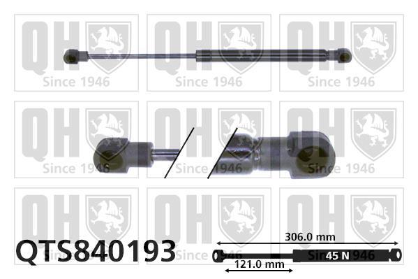 Vérin (Vérin de hayon) QUINTON HAZELL QTS840193
